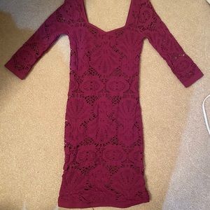 Amazing plum body con dress!